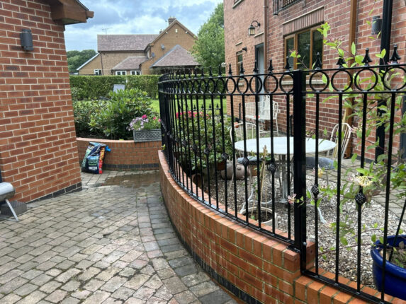Decorative steel railings